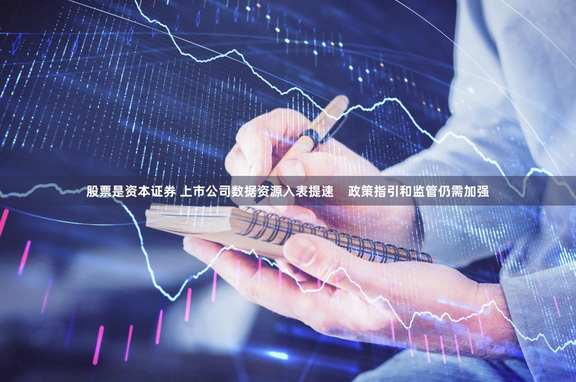 股票是资本证券 上市公司数据资源入表提速    政策指引和监管仍需加强